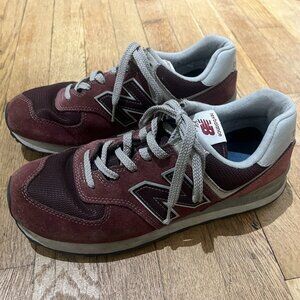NEW BALANCE Burgundy Maroon Sneakers